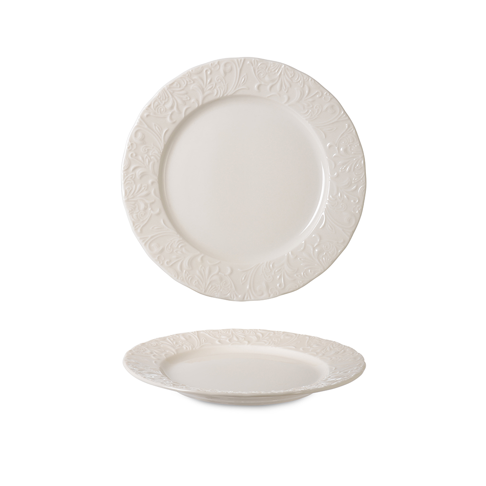 Pera Cream Dinner Plate